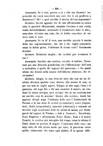 Il campo dei filosofi italiani periodico da esercitare i maestri liberamente e quel meglio che si potrà raccostarli fra loro