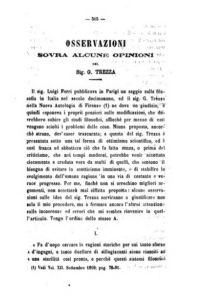 Il campo dei filosofi italiani periodico da esercitare i maestri liberamente e quel meglio che si potrà raccostarli fra loro