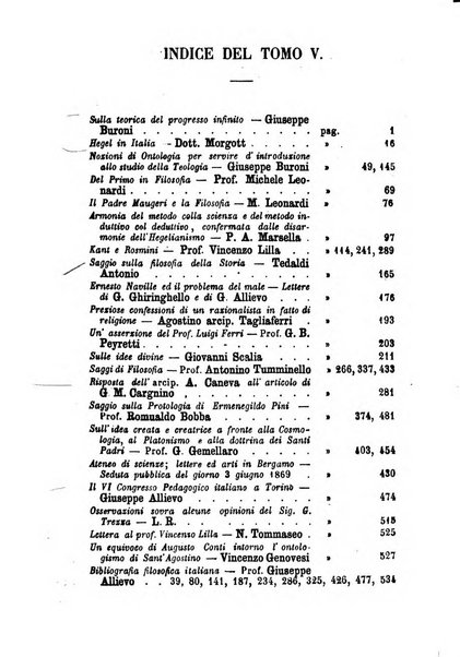 Il campo dei filosofi italiani periodico da esercitare i maestri liberamente e quel meglio che si potrà raccostarli fra loro