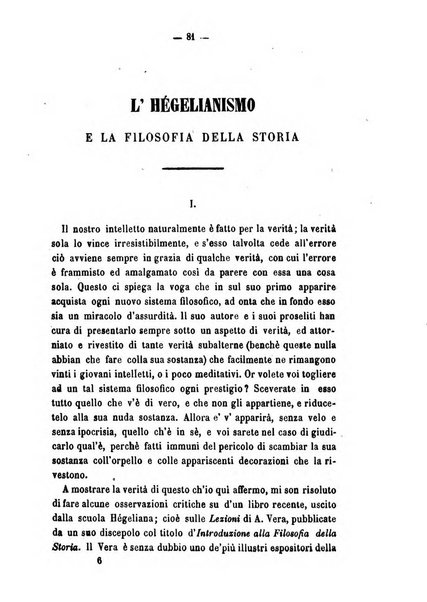 Il campo dei filosofi italiani periodico da esercitare i maestri liberamente e quel meglio che si potrà raccostarli fra loro