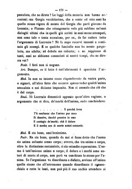 Il campo dei filosofi italiani periodico da esercitare i maestri liberamente e quel meglio che si potrà raccostarli fra loro