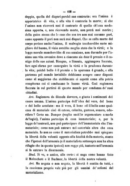 Il campo dei filosofi italiani periodico da esercitare i maestri liberamente e quel meglio che si potrà raccostarli fra loro