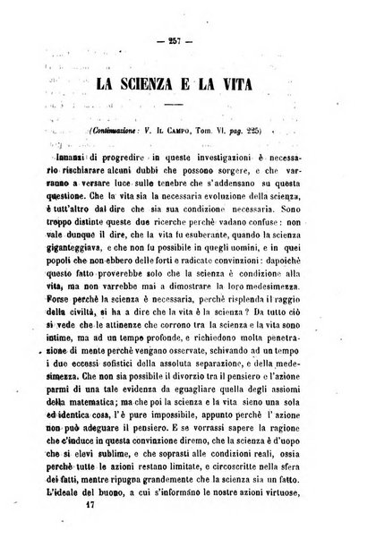 Il campo dei filosofi italiani periodico da esercitare i maestri liberamente e quel meglio che si potrà raccostarli fra loro