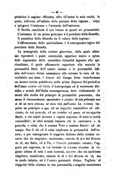 Il campo dei filosofi italiani periodico da esercitare i maestri liberamente e quel meglio che si potrà raccostarli fra loro