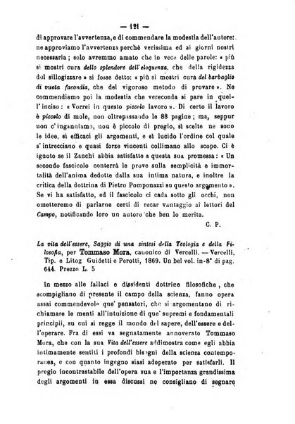 Il campo dei filosofi italiani periodico da esercitare i maestri liberamente e quel meglio che si potrà raccostarli fra loro