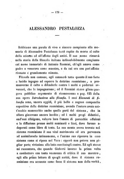 Il campo dei filosofi italiani periodico da esercitare i maestri liberamente e quel meglio che si potrà raccostarli fra loro