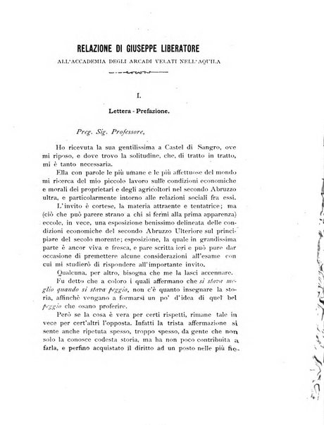 La rivista abruzzese di scienze, lettere ed arti