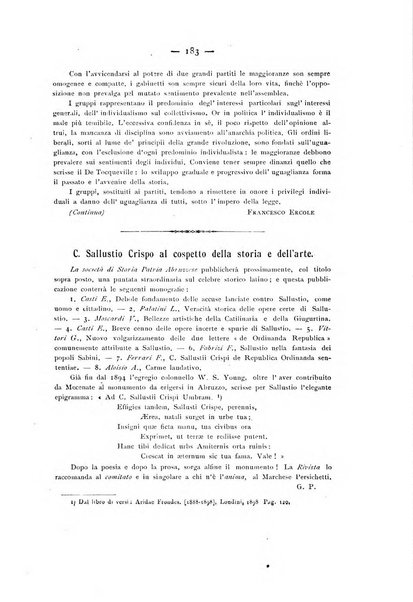 La rivista abruzzese di scienze, lettere ed arti