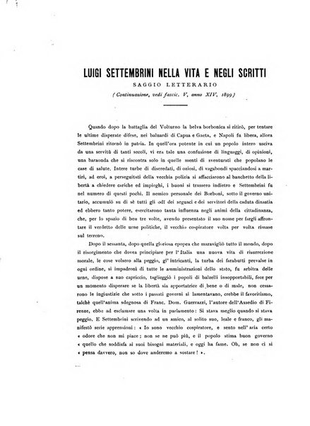 La rivista abruzzese di scienze, lettere ed arti