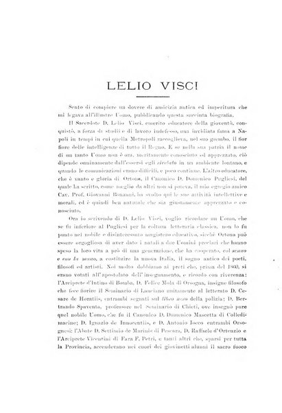 La rivista abruzzese di scienze, lettere ed arti