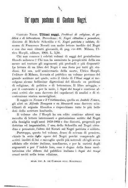 La rivista abruzzese di scienze, lettere ed arti