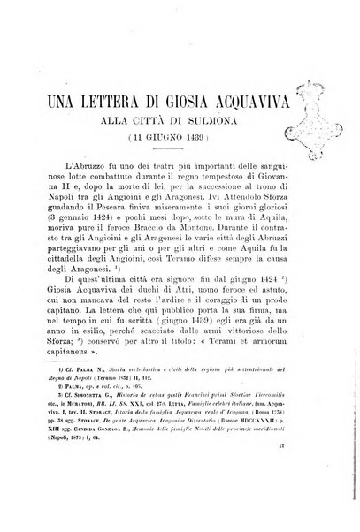 La rivista abruzzese di scienze, lettere ed arti