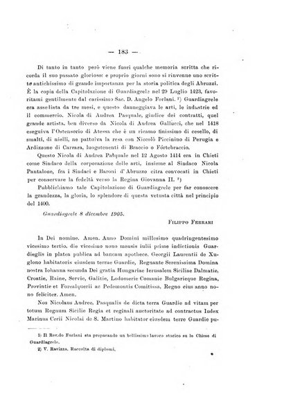 La rivista abruzzese di scienze, lettere ed arti