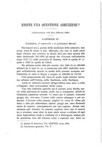 La rivista abruzzese di scienze, lettere ed arti