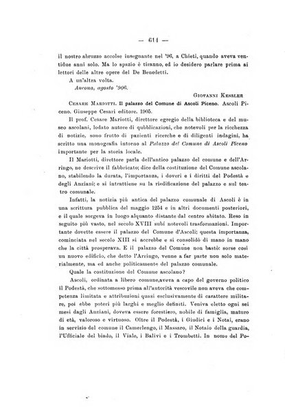 La rivista abruzzese di scienze, lettere ed arti