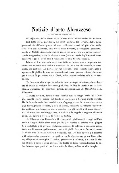 La rivista abruzzese di scienze, lettere ed arti