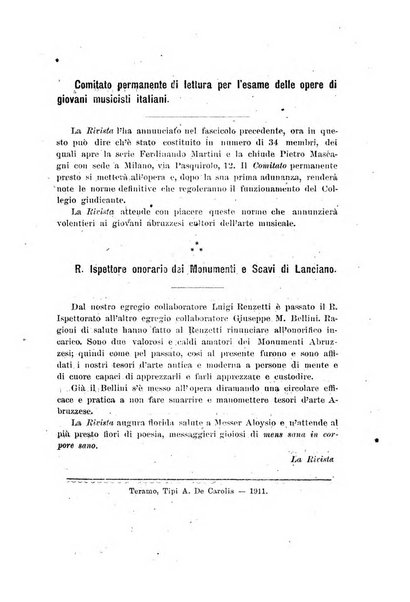 La rivista abruzzese di scienze, lettere ed arti