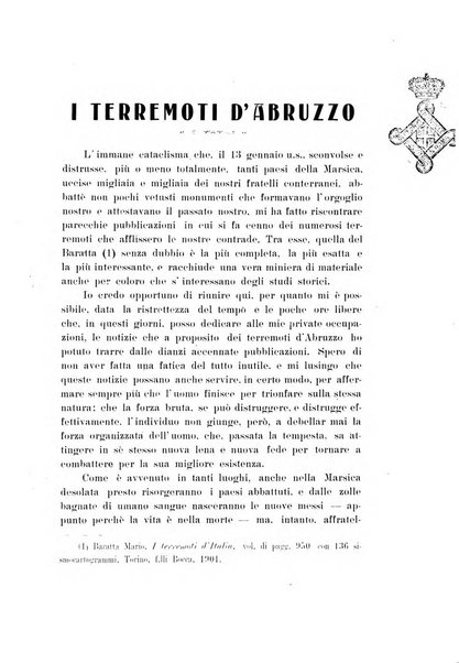 La rivista abruzzese di scienze, lettere ed arti