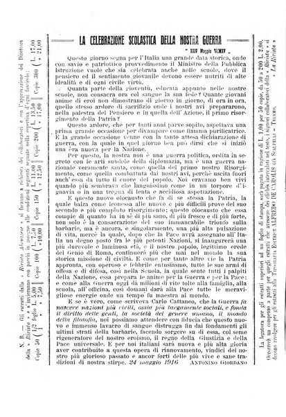 La rivista abruzzese di scienze, lettere ed arti