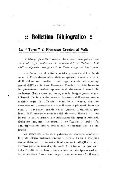 La rivista abruzzese di scienze, lettere ed arti