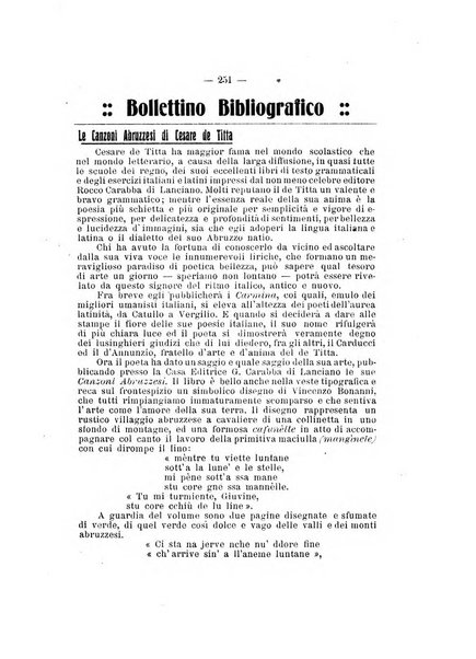 La rivista abruzzese di scienze, lettere ed arti