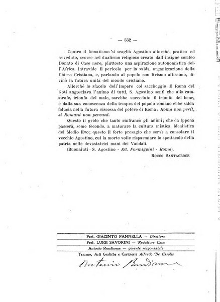 La rivista abruzzese di scienze, lettere ed arti