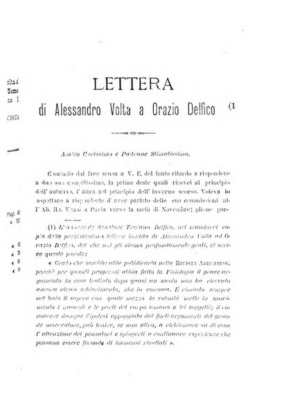 La rivista abruzzese di scienze e lettere