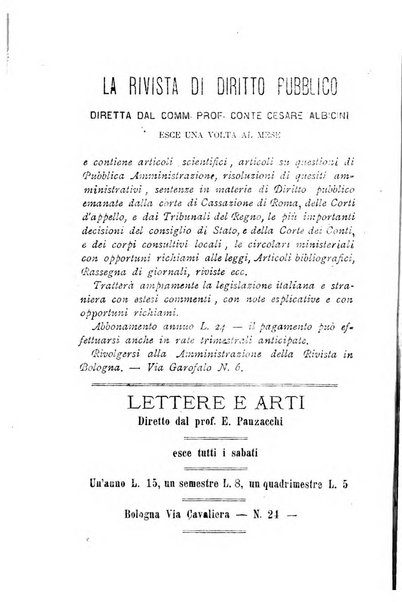 La rivista abruzzese di scienze e lettere