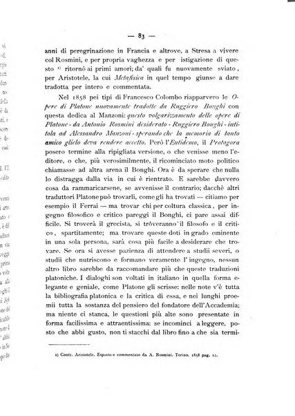 La rivista abruzzese di scienze e lettere