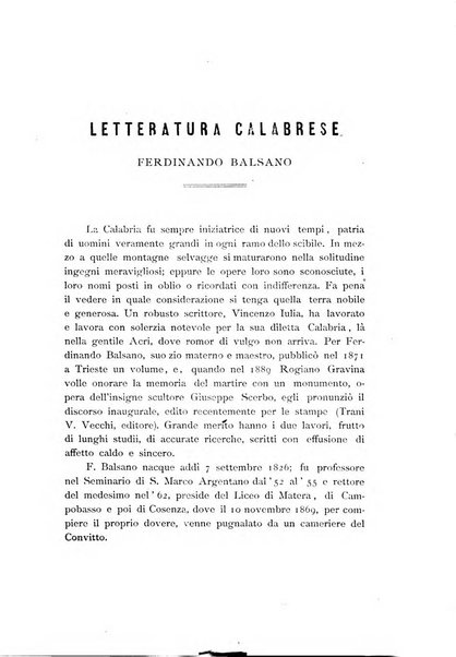 La rivista abruzzese di scienze e lettere