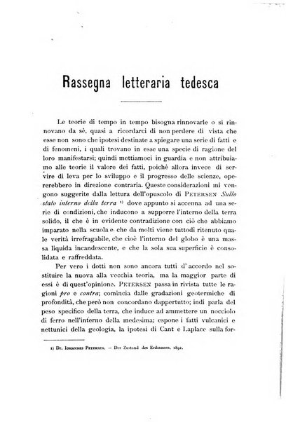 La rivista abruzzese di scienze e lettere