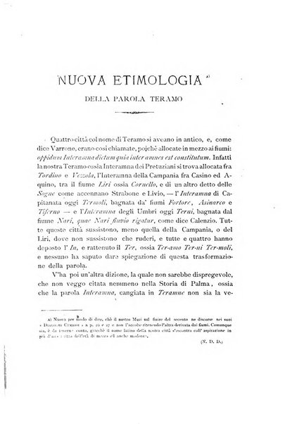 La rivista abruzzese di scienze e lettere