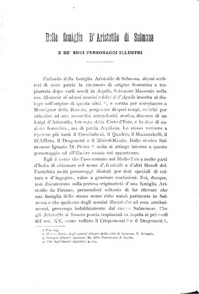 La rivista abruzzese di scienze e lettere