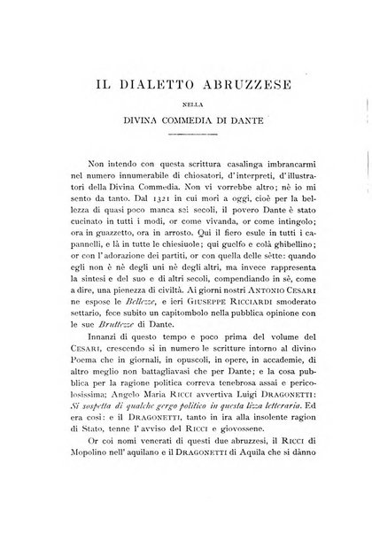 La rivista abruzzese di scienze e lettere