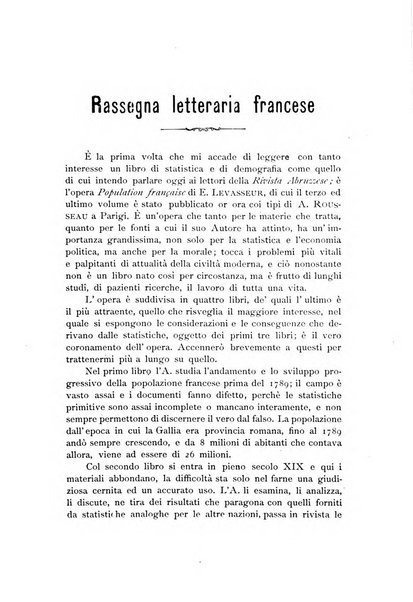 La rivista abruzzese di scienze e lettere