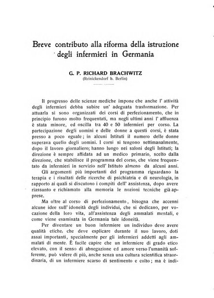 L'ospedale psichiatrico rivista di psichiatria, neurologia e scienze affini