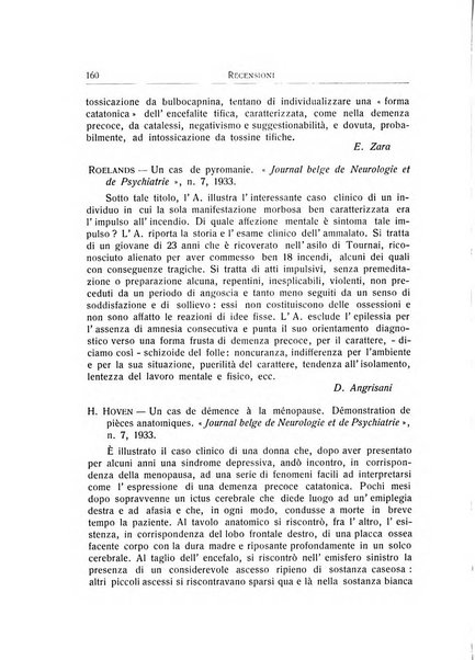 L'ospedale psichiatrico rivista di psichiatria, neurologia e scienze affini