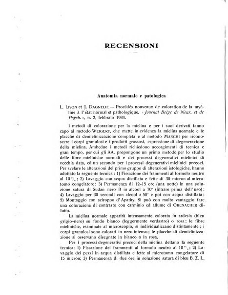 L'ospedale psichiatrico rivista di psichiatria, neurologia e scienze affini