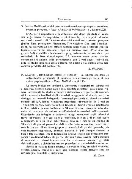 L'ospedale psichiatrico rivista di psichiatria, neurologia e scienze affini