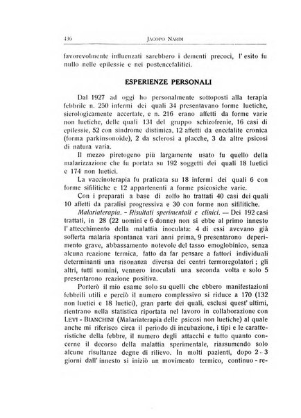 L'ospedale psichiatrico rivista di psichiatria, neurologia e scienze affini