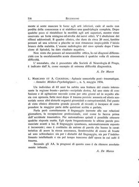 L'ospedale psichiatrico rivista di psichiatria, neurologia e scienze affini