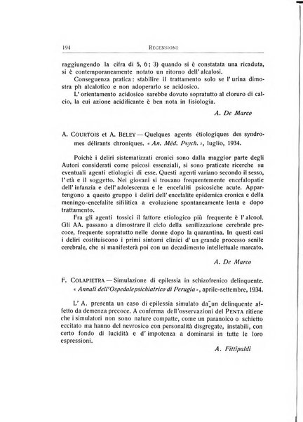 L'ospedale psichiatrico rivista di psichiatria, neurologia e scienze affini