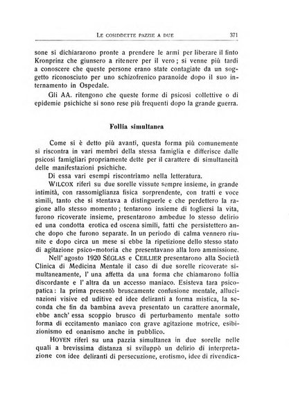 L'ospedale psichiatrico rivista di psichiatria, neurologia e scienze affini