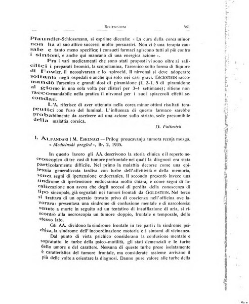 L'ospedale psichiatrico rivista di psichiatria, neurologia e scienze affini