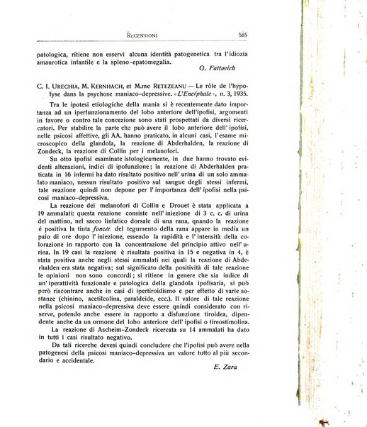 L'ospedale psichiatrico rivista di psichiatria, neurologia e scienze affini