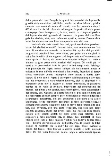 L'ospedale psichiatrico rivista di psichiatria, neurologia e scienze affini