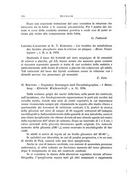 L'ospedale psichiatrico rivista di psichiatria, neurologia e scienze affini