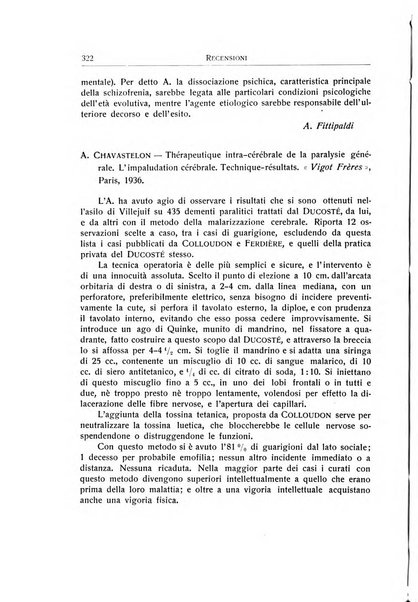 L'ospedale psichiatrico rivista di psichiatria, neurologia e scienze affini