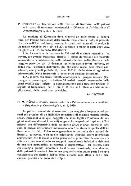 L'ospedale psichiatrico rivista di psichiatria, neurologia e scienze affini