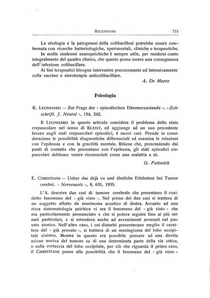 L'ospedale psichiatrico rivista di psichiatria, neurologia e scienze affini